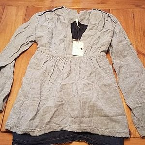 Free People boho tunic top